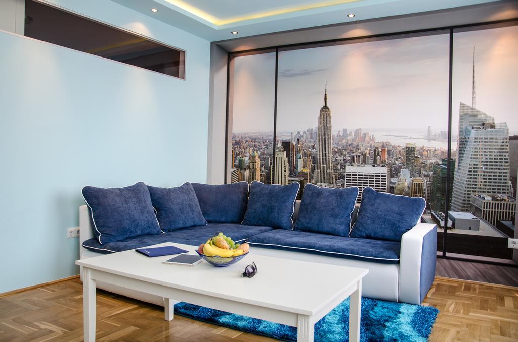 Blue Luxury Apartment Boedapest Kamer foto