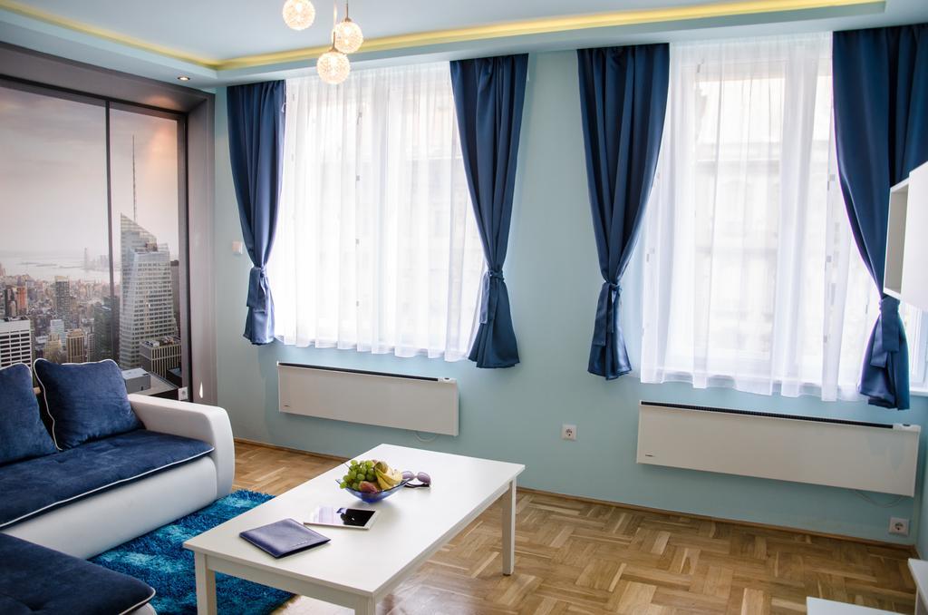 Blue Luxury Apartment Boedapest Kamer foto